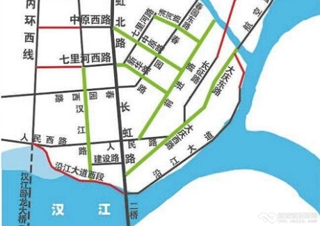  襄阳市樊西新区沿江片区土地综合开发项目一期实景图 