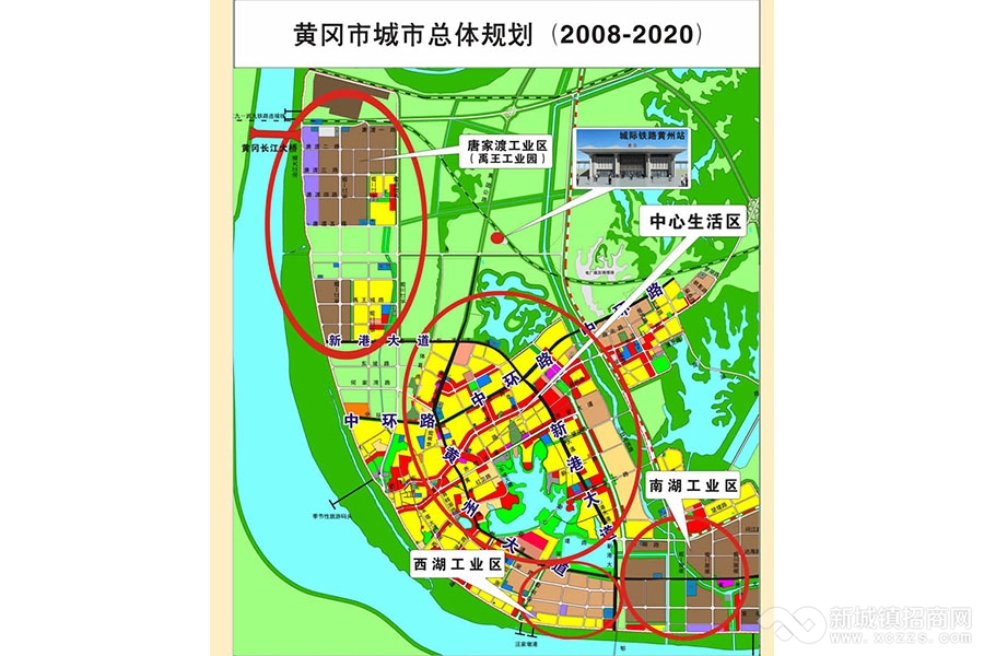黄冈市[2014]8号地块规划图