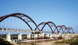 陕西汉中汉江桥闸工程