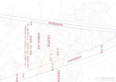  成都郫县红光镇300亩商业地转让 实景图 