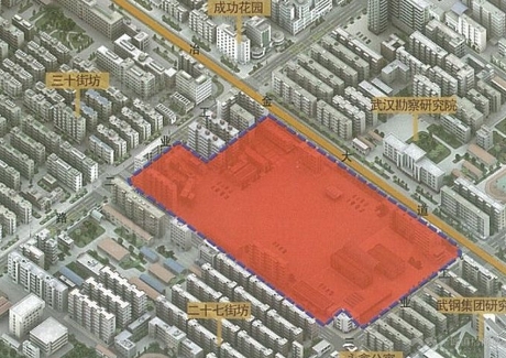  武汉青山区冶金大道-鄂州街112亩住宅土地合作实景图 