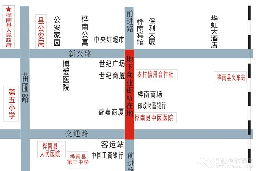 黑龙江桦南县核心地下商业街出让实景图