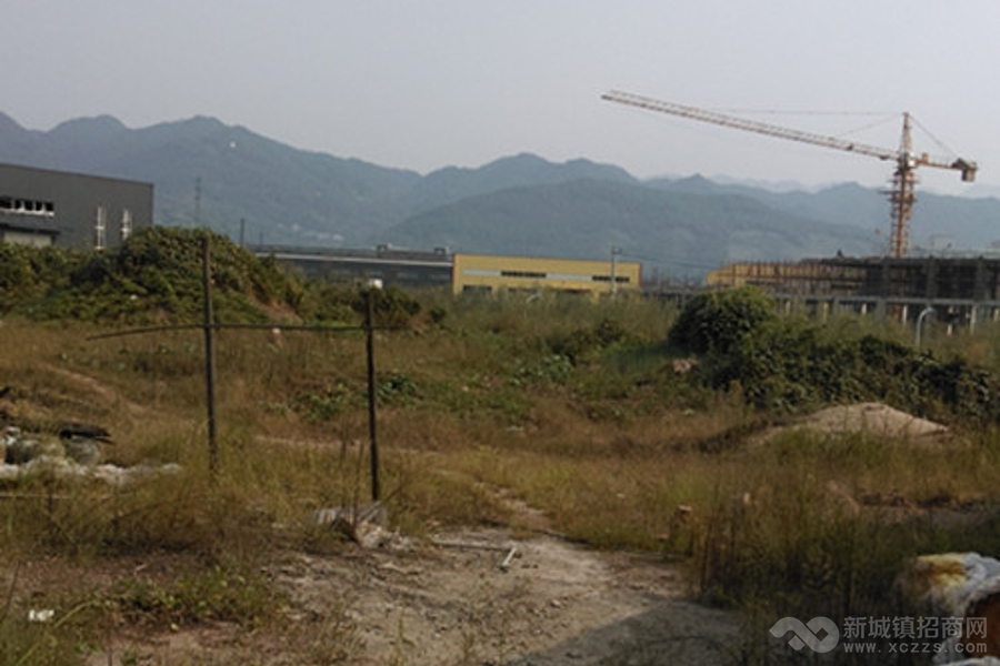 广安市前锋区工业集中区广安昶力电缆有限公司所有的工业出让土地实景图