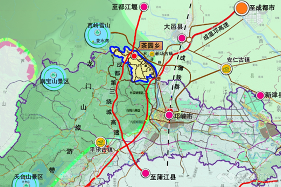 四川成都周边优质土地出售，100亩集体建设用地实景图