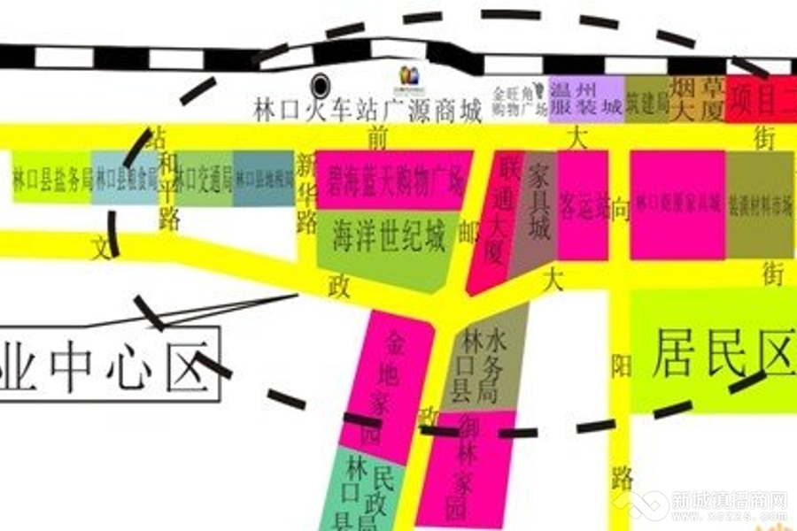 黑龙江林口县建材市场项目招商实景图