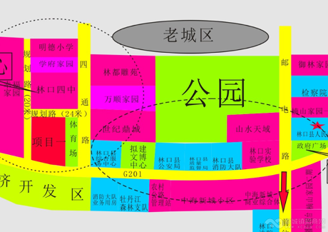  黑龙江牡丹江林口县67亩商业办公用地整体转让实景图 