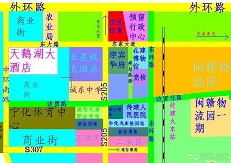 7月17日拍卖福建宁化县城东五星级酒店对面64亩商住用地